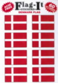 Flag-It Danish Flag Stickers